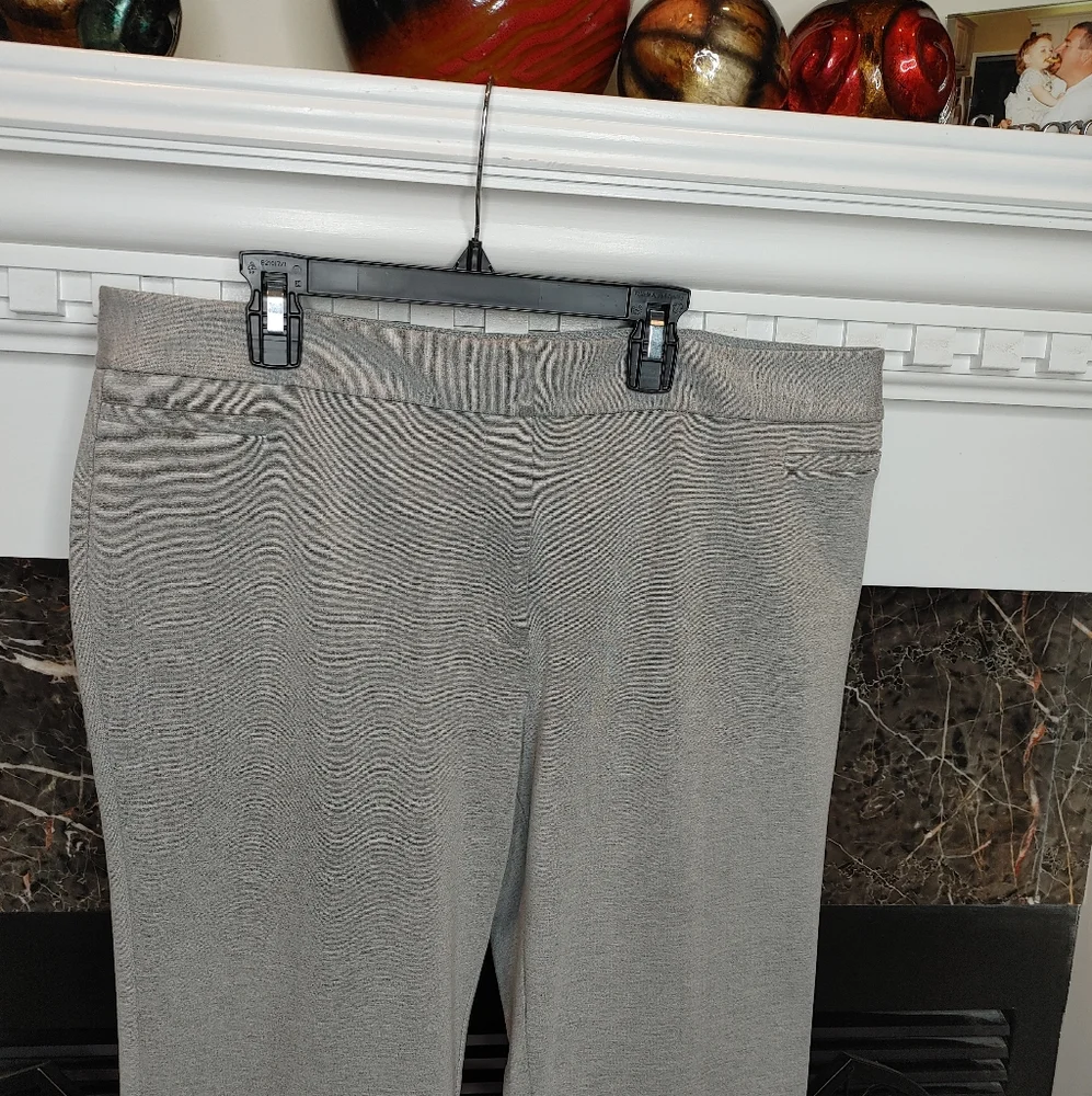 Calvin Klein Women's Slim Front Pant, Gray 14 - Picture 4 of 15